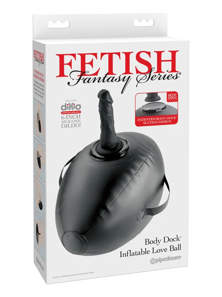 Fetish Fantasy Body Dock Inflatable Love Ball - Pripučiama sėdynė su dildo 5 [full]