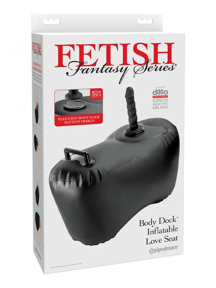 Fetish Fantasy Body Dock Inflatable Love Seat - Pripučiama sėdynė su dildo 4 [full]