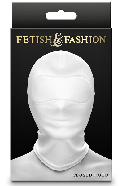 Fetish & Fashion Closed Hood White - BDSM kaukė 2