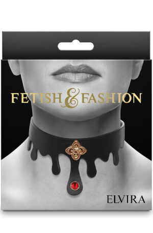 Fetish & Fashion Elvira Collar - BDSM Dūsintuvas (Chokeris) 1
