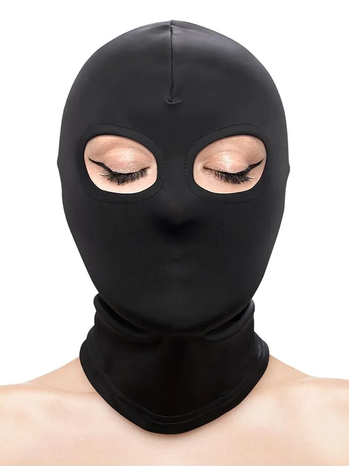 Fetish & Fashion Eyes Hood Black - BDSM kaukė 1 [full]