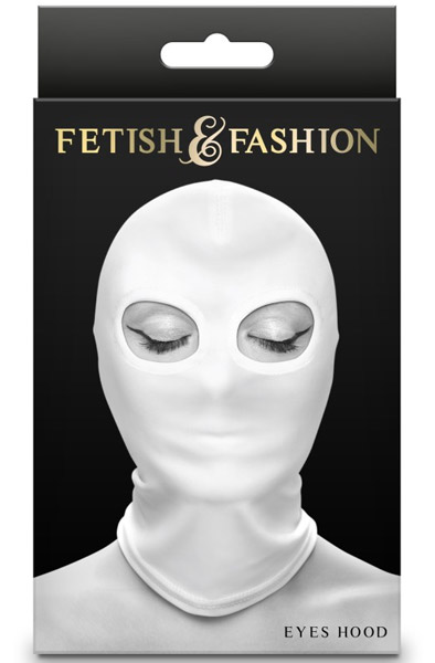 Fetish & Fashion Eyes Hood White - BDSM kaukė 2