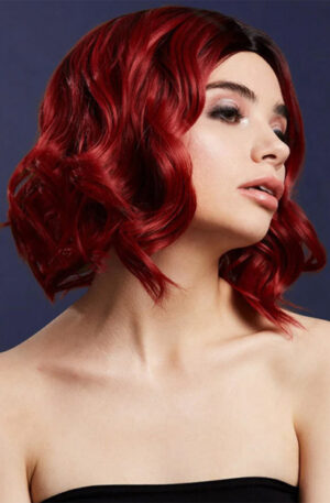 Fever Kourtney Wig Two Toned Blend Ruby Red - Perukas 1