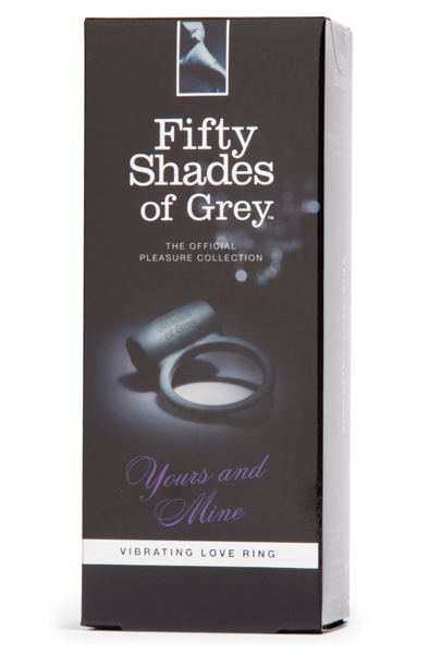 Fifty Shades of Grey Yours And Mine Vibrating Love Ring - Vibruojantis gaidžio žiedas 4