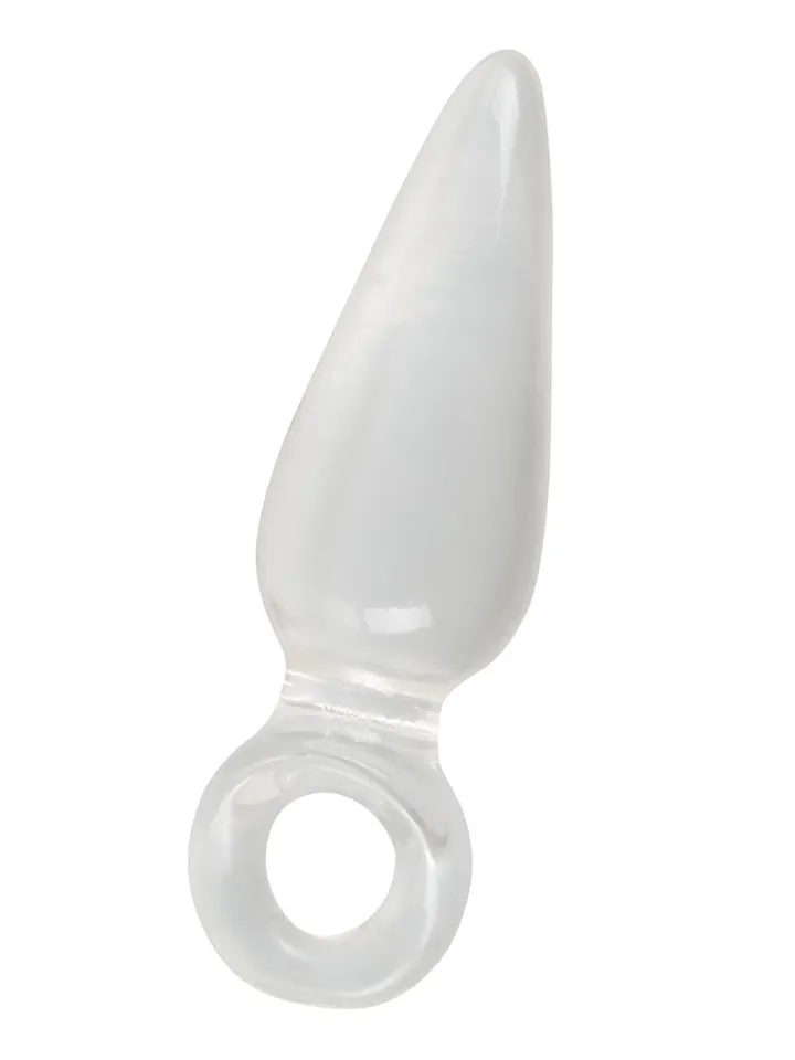 Finger Butt Plug 9,5 cm - Analinis kištukas su traukimo žiedu 1 [full]