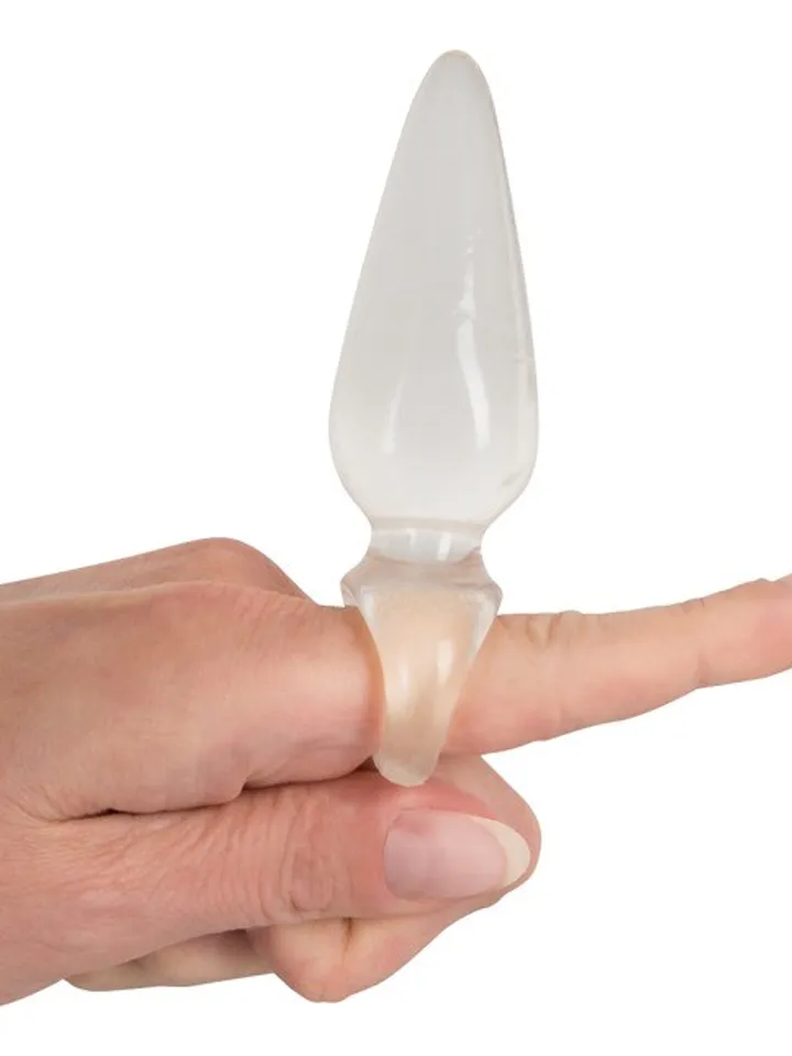 Finger Butt Plug 9,5 cm - Analinis kištukas su traukimo žiedu 2 [full]