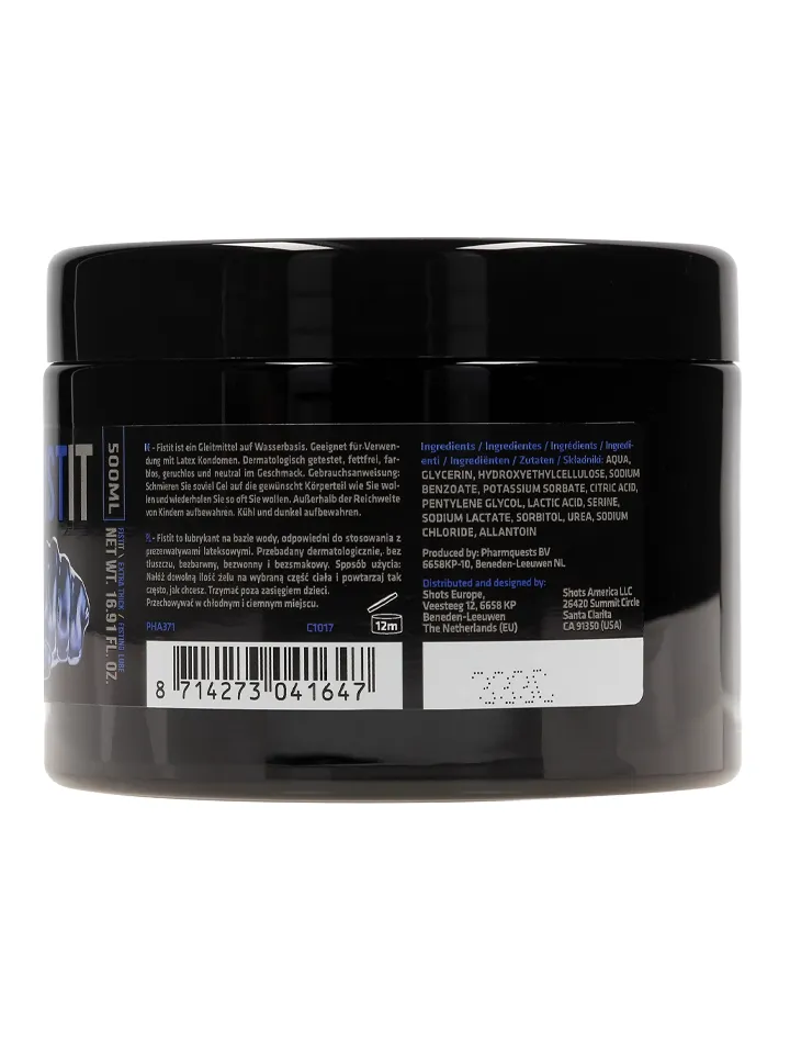 Fist It Extra Thick Water-based Lubricant 500 ml - Kumščiavimas/analinis tepalas 3 [full]