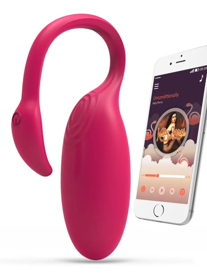 Flamingo Vibrating Egg With App - APP kontroliuojamas vibruojantis kiaušinis 1 [full]
