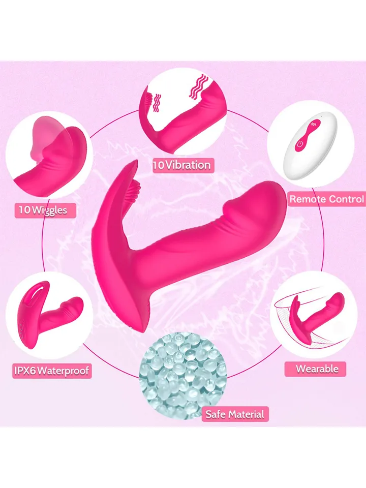 Flicking Wearable Vibrator - Vibruojančios kelnaitės 2 [full]