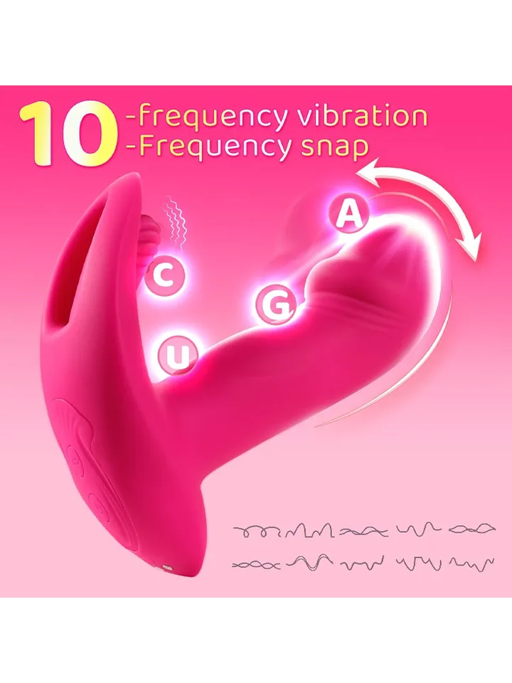 Flicking Wearable Vibrator - Vibruojančios kelnaitės 3 [full]