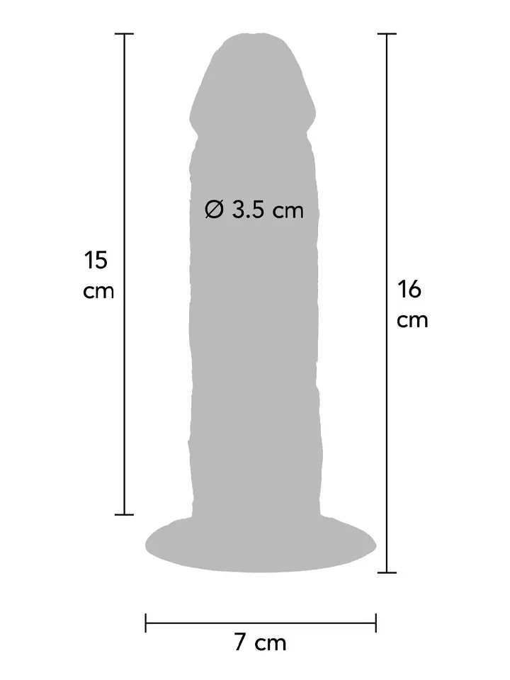 Foreskin Silicone Dildo 15 cm - Gyvenimo dildo 3 [full]