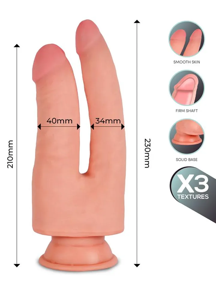 Franz Triple Density Double Dildo 23 cm - Dvigubas dildo 2 [full]