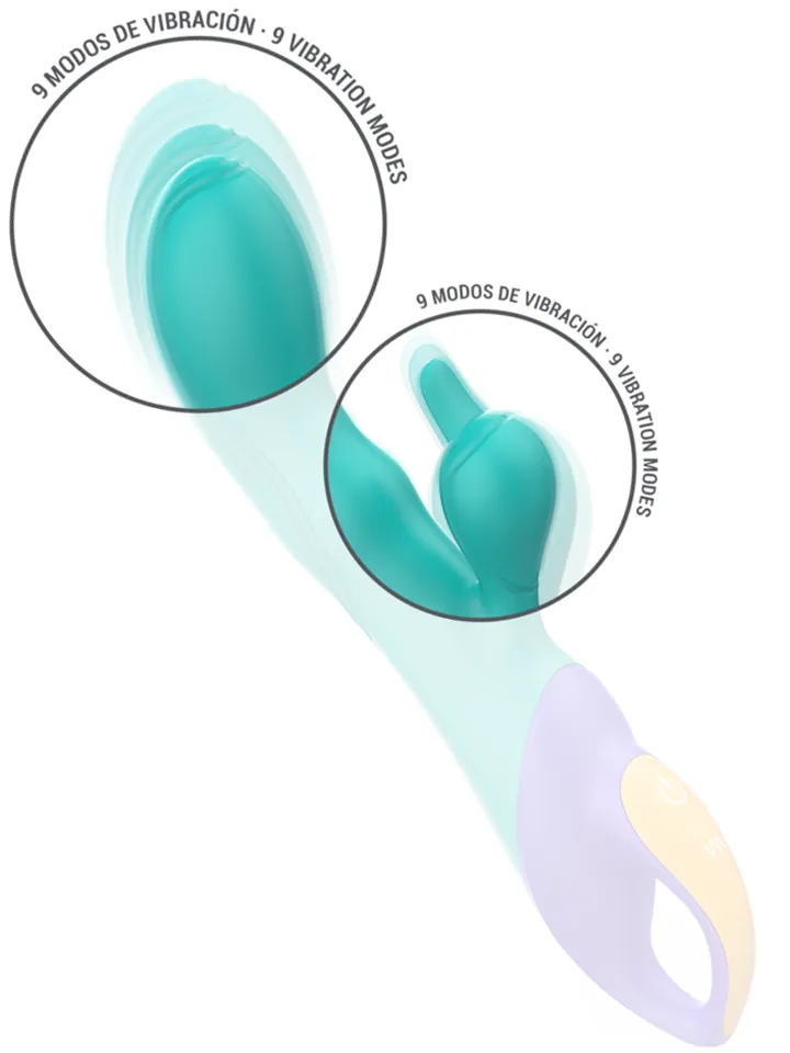 Fred Rabbit Vibrator Blue - Triušio vibratorius 2