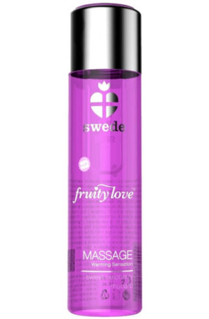 Fruity Love Massage Sweet Raspberry Rhubarb 120ml - Masažinis aliejus 1
