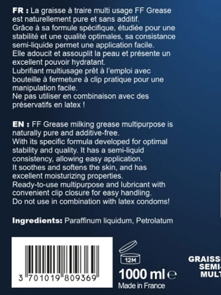 Fuck & Fist Milking Grease Lubricant 1000 ml - Kumščiavimas/analinis tepalas 3