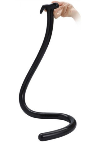 FUKR Mega Snake Long Dildo Black 100cm - Ypač ilgas analinis dildo 1