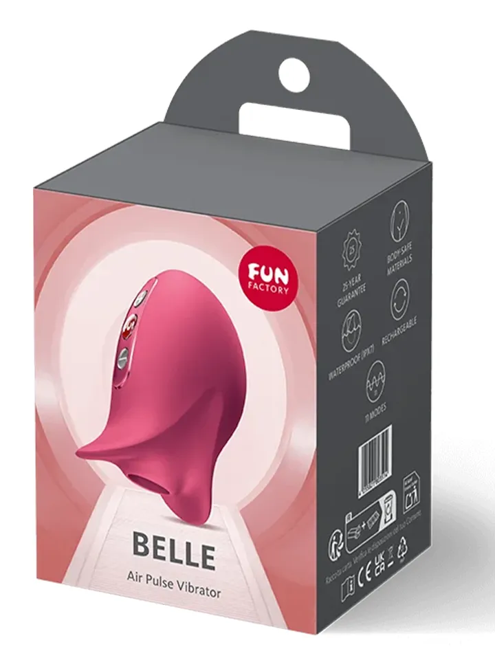 Fun Factory Belle Air Pulse Vibrator Raspberry - Oro slėgio vibratorius 4 [full]
