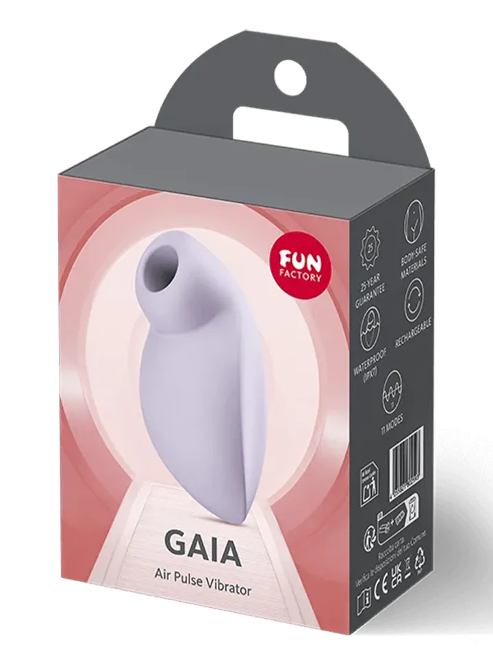 Fun Factory Gaia Air Pulse Vibrator Purple - Oro slėgio vibratorius 5 [full]