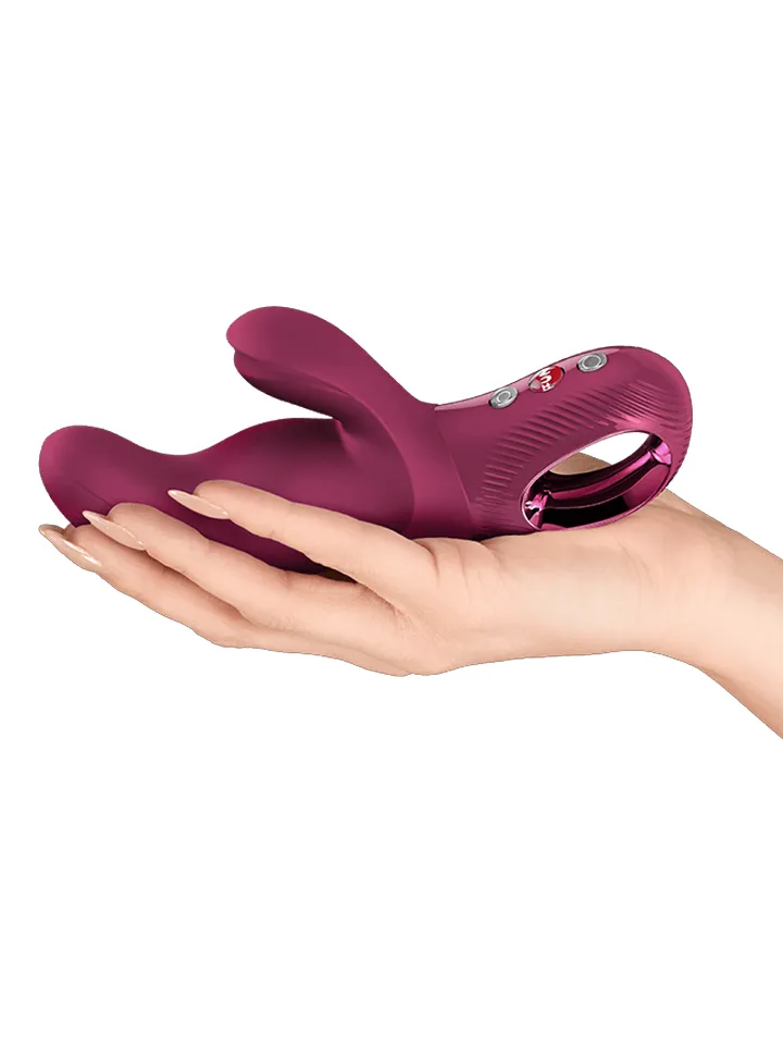 Fun Factory Miss Bi Rabbit Vibrator Wine Red - Triušio vibratorius 2 [full]