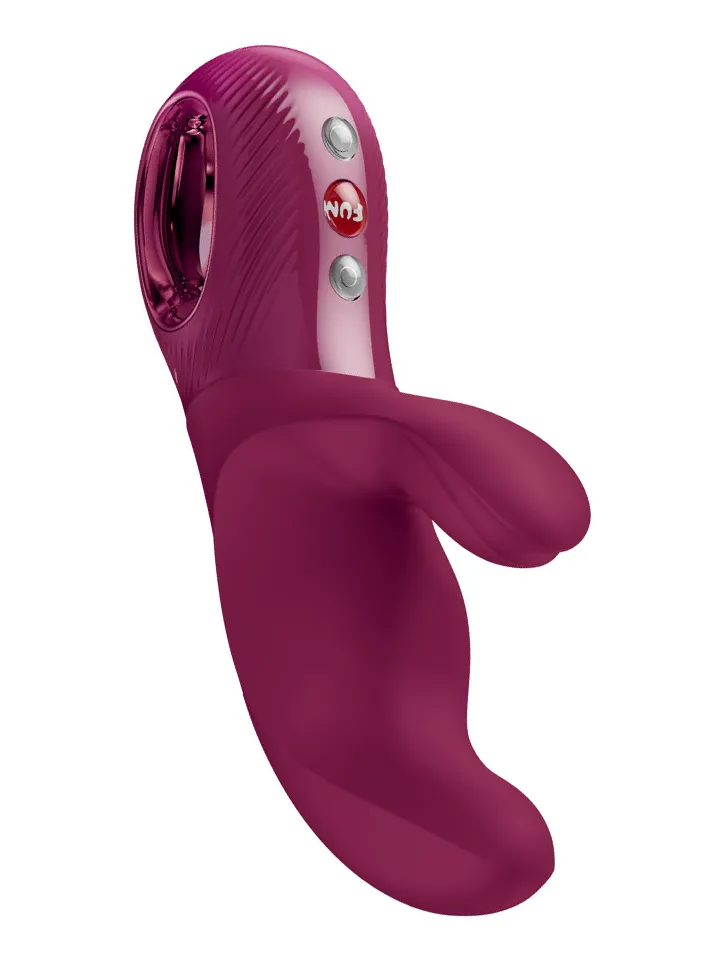 Fun Factory Miss Bi Rabbit Vibrator Wine Red - Triušio vibratorius 3 [full]