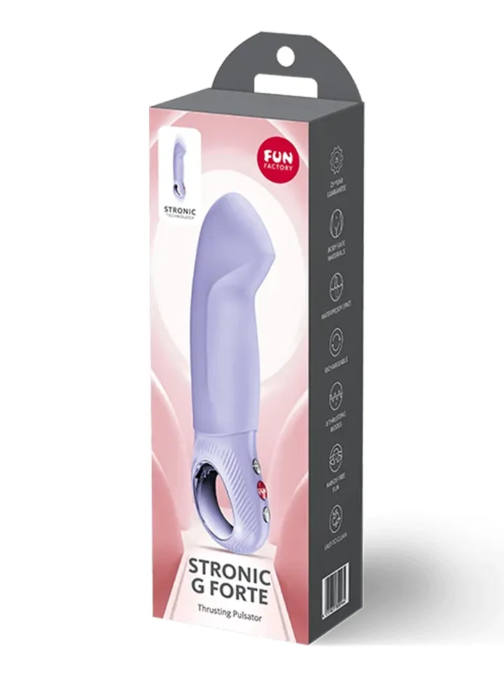 Fun Factory Stronic G Forte Thrusting Pulsator Purple - G taško vibratorius 4 [full]