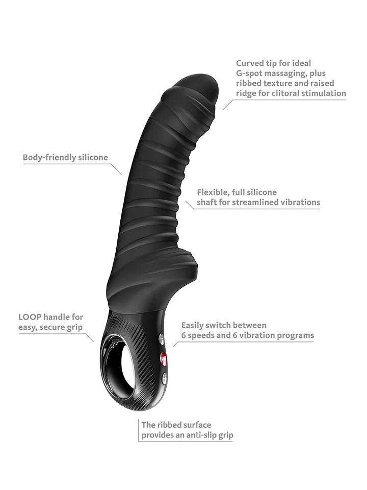 Fun Factory Tiger G-Spot Vibrator Black - Vibruojantis dildo 2 [full]
