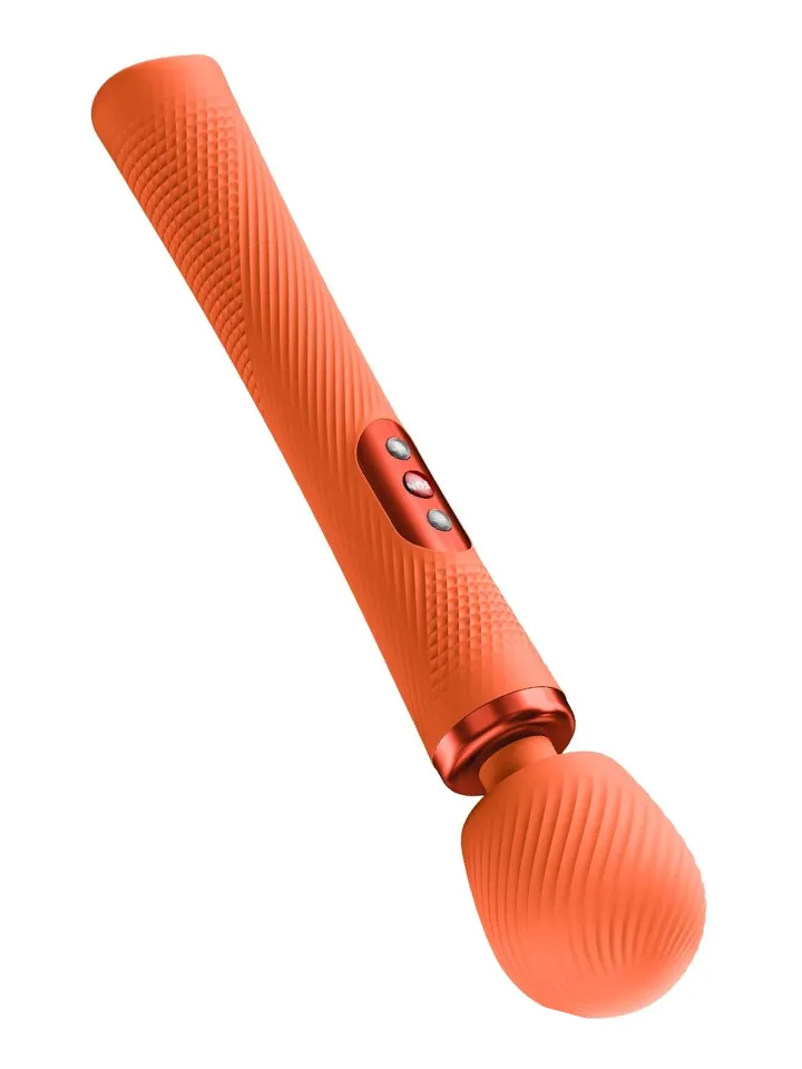 Fun Factory Vim Wand Vibrator Orange - Stebuklinga lazdelė / masažo lazdelė 2 [full]