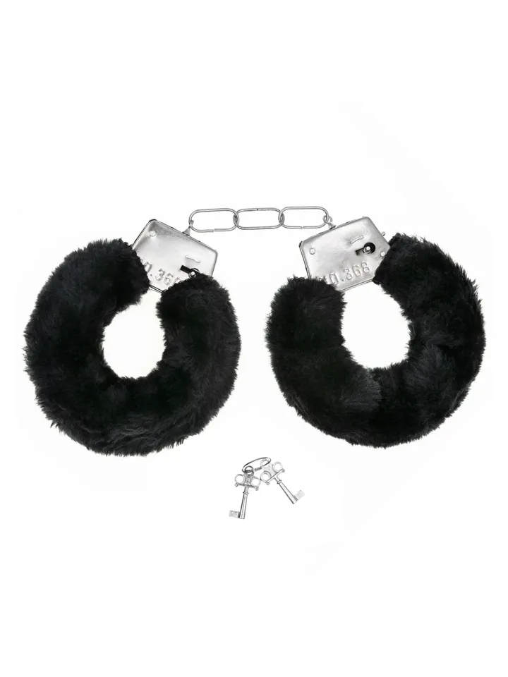 Furry Handcuffs Black - Antrankiai 2 [full]
