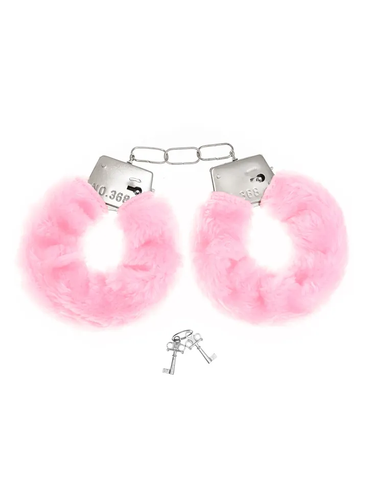 Furry Handcuffs Pink - Antrankiai su pūkais 2 [full]
