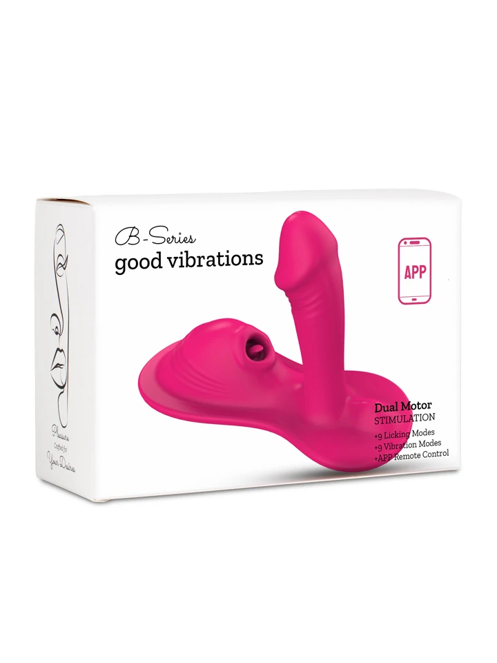G-Spot & Clitoral Licking Vibrator With APP - APP kontroliuojamas klitorio stimuliatorius 7 [full]