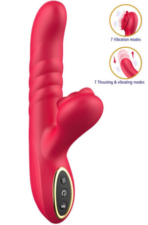 G-spot Vibrator With Thrusting Motion - Triušio vibratorius 1