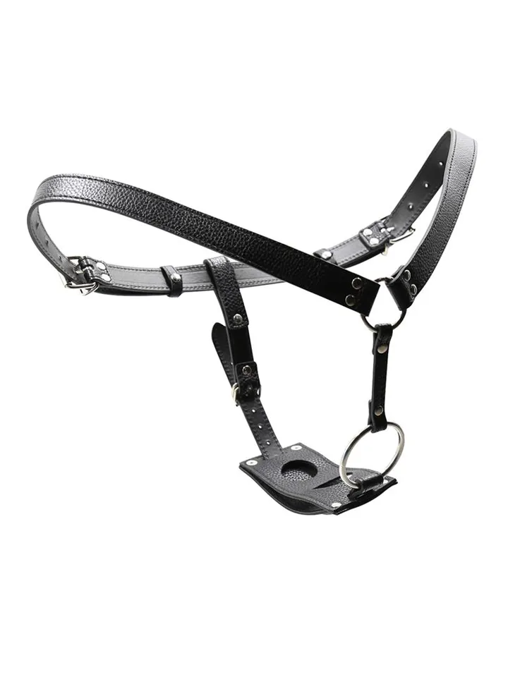 G-string Chastity Belt Strap On Pants - Skaistybės diržas 1 [full]