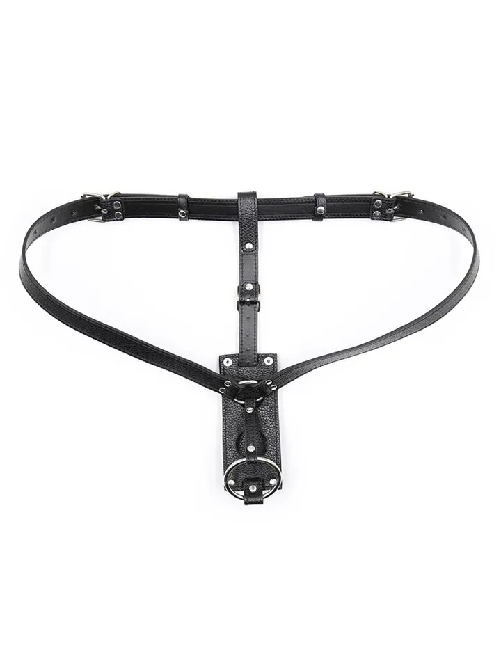 G-string Chastity Belt Strap On Pants - Skaistybės diržas 2 [full]