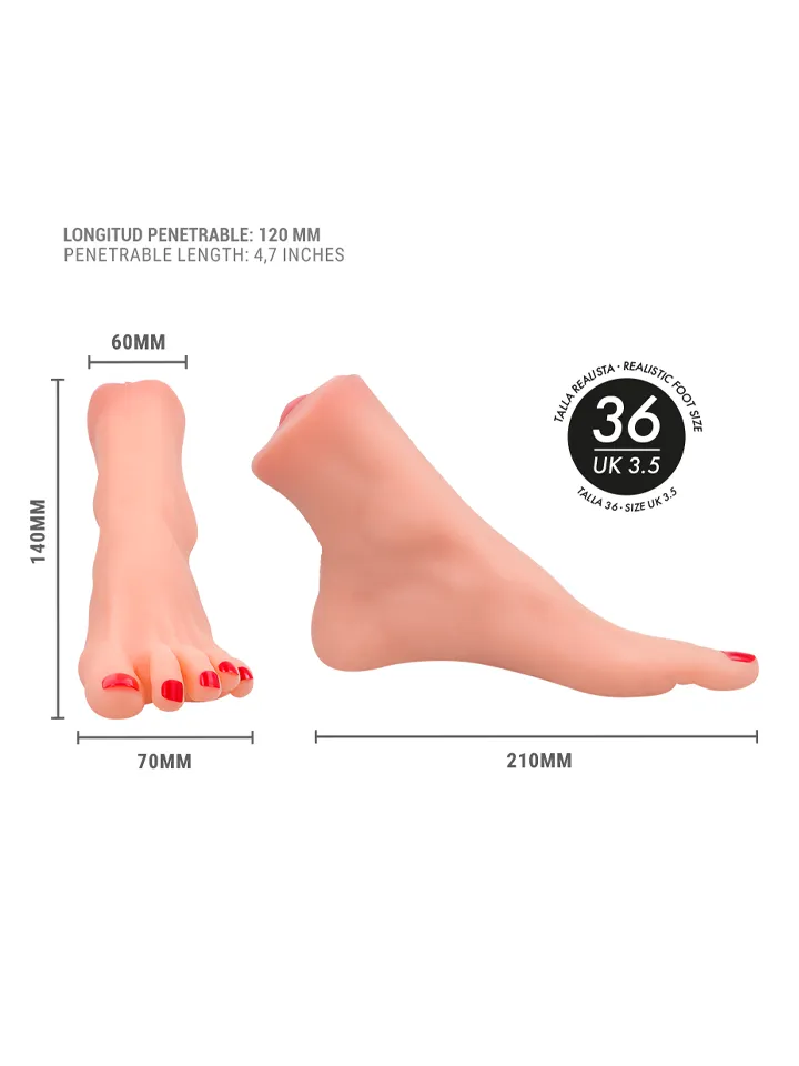 Gabbie Two-piece Foot-shaped Masturbator - Masturbatorius 4 [full]