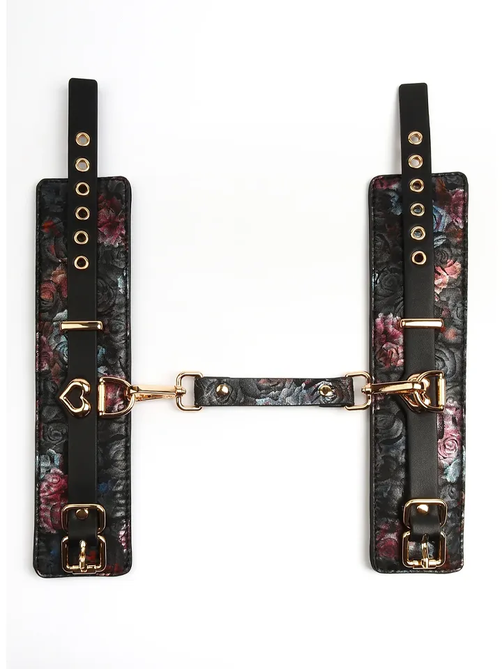 Geisha Floral Jacquard Wrist Cuffs - Antrankiai 3 [full]