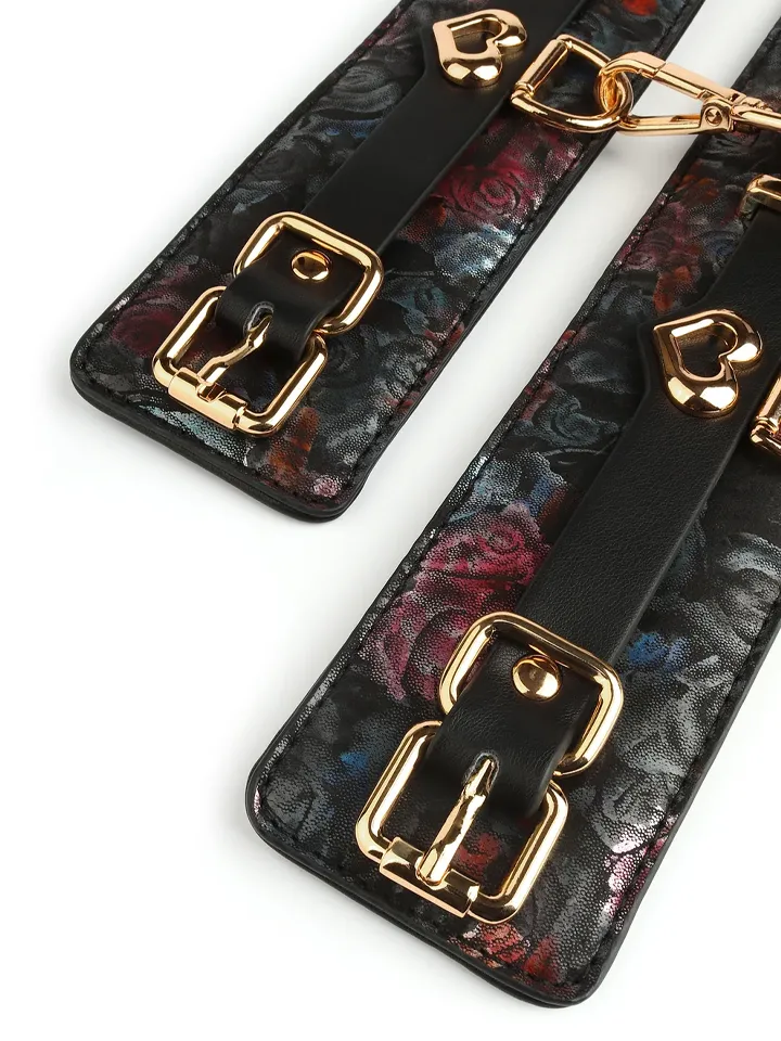 Geisha Floral Jacquard Wrist Cuffs - Antrankiai 4 [full]