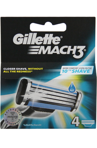 Gillette Mach3 4-pack - „Gillette“ skutimosi skustukai 2