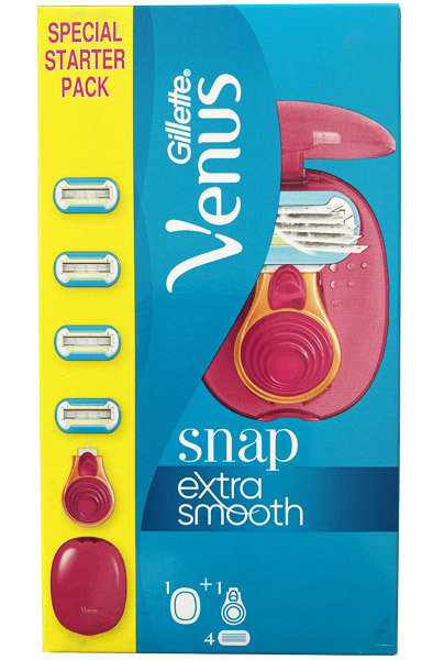 Gillette Venus Snap Razor + 4 Blades - „Venus“ skustuvas 2