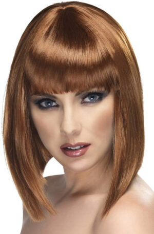 Glam Short Wig Brown - Perukas 1