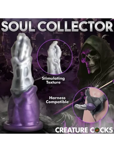 Grim Reaper Silicone Dildo 23 cm - Dragon dildo 4