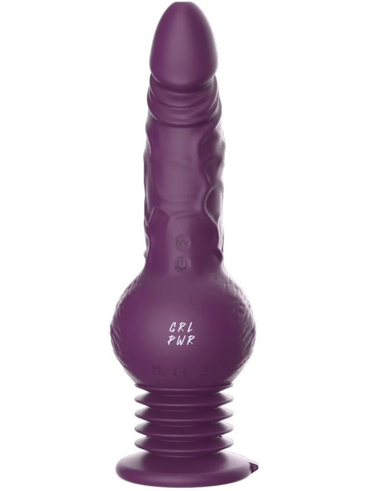 Grlpwr Drillme Thrusting Dildo Vibrator - Vibruojantis dildo 2