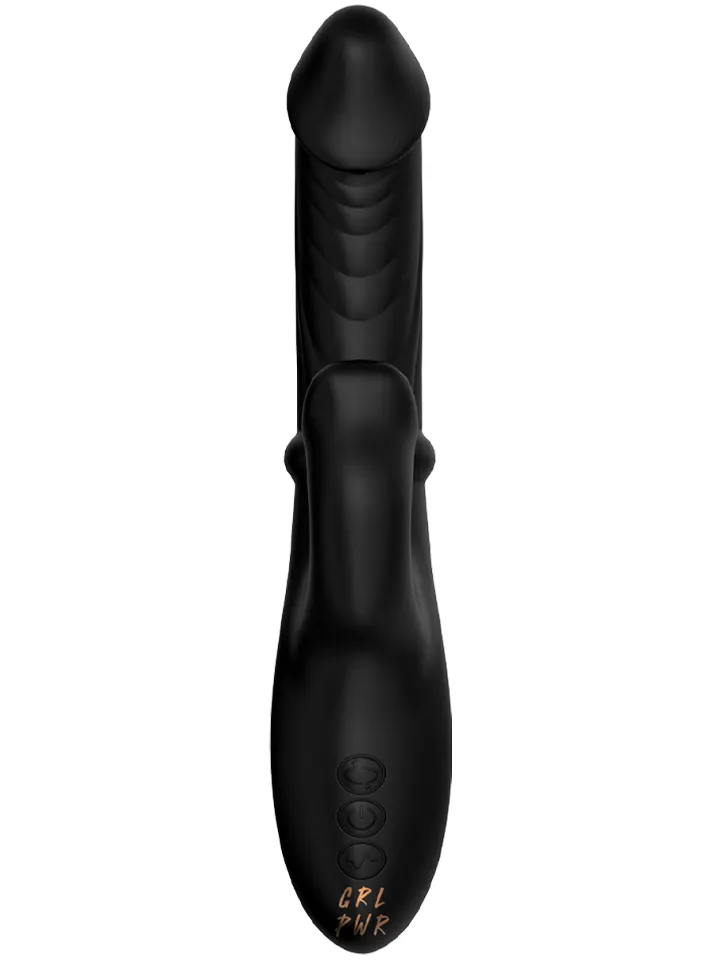 Grlpwr Envy Licking & Thrusting Vibrator - Triušio vibratorius su besisukančiu liežuviu 5