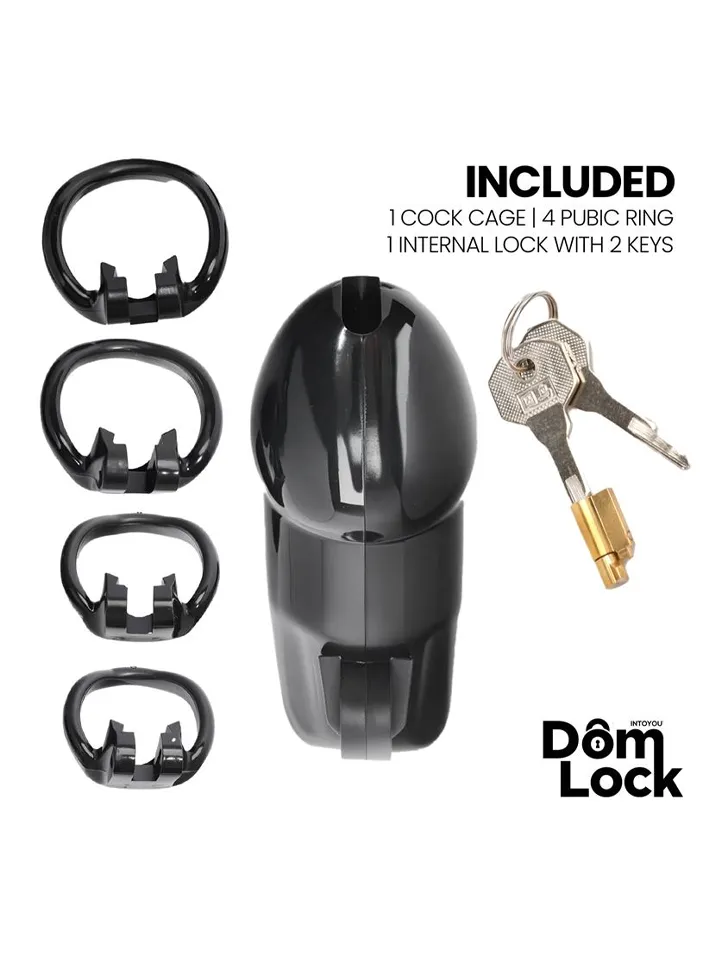 Guard Chastity Cage With Internal Lock Medium - Skaistybės narvas 3 [full]