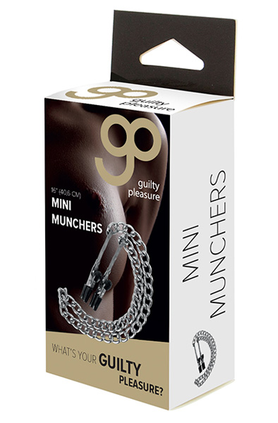 Guilty Pleasure Mini Munchers Nipple Clamps - Spenelio spaustukai 2
