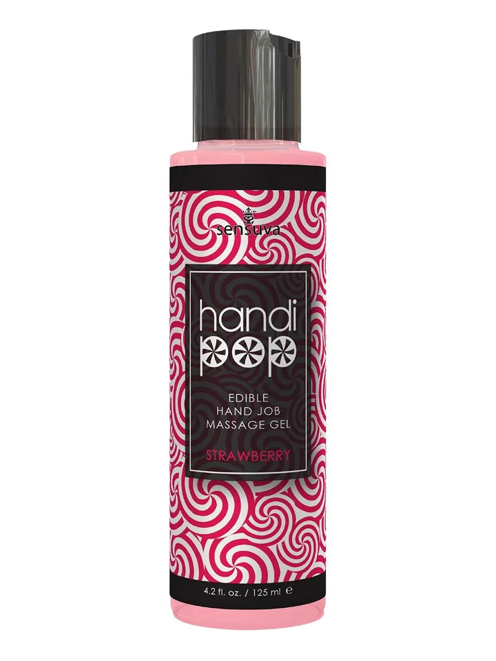 Hand Job Massage Gel Strawberry 125 ml - Masturbuokis gražiau 1 [full]