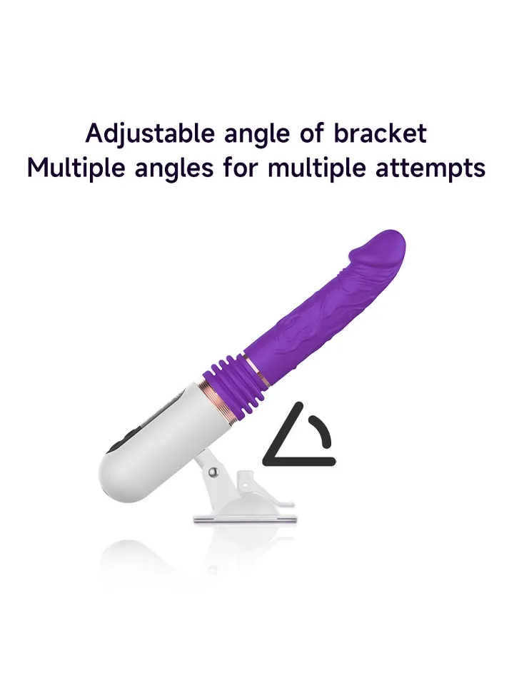 Hands-Free Thrusting & Vibrating Dildo - Sekso mašina 4 [full]