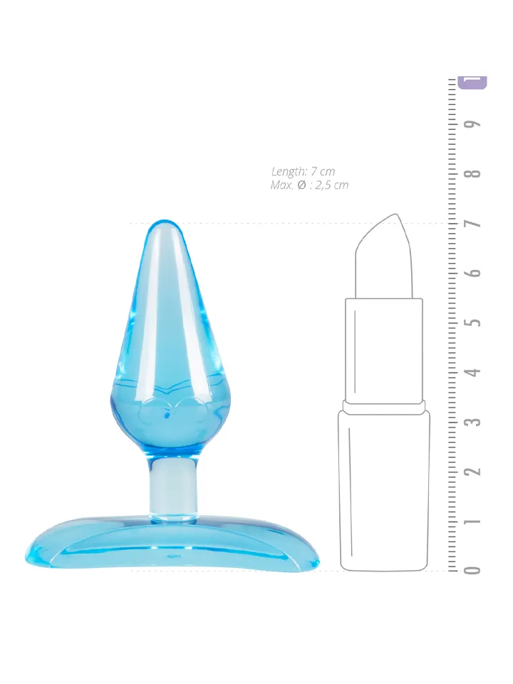 Hard Candy Perfect For First Time Anal Play Blue - Mini analinis kištukas 3 [full]