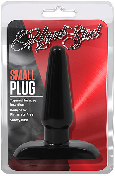 Hard Steel Plug Small Black - Analinis kištukas 2