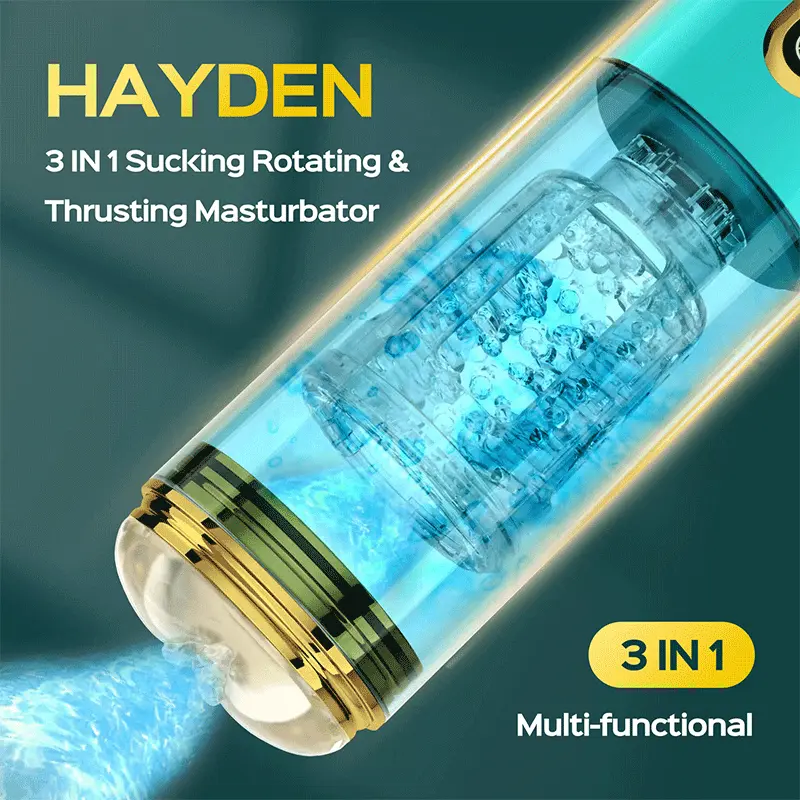 Hayden Rotating Male Masturbator & Automatic Stroker - Automatinis masturbatorius 4 [full]
