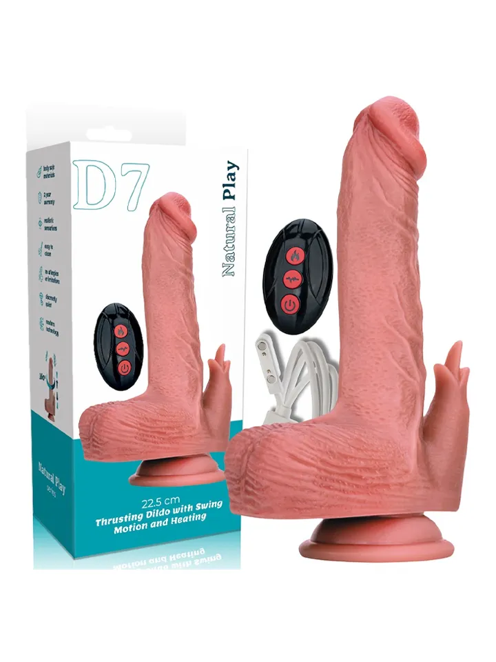 Heated Thrusting & Rotating Dildo With Clitoral Stimulation - Vibruojantis dildo 7 [full]